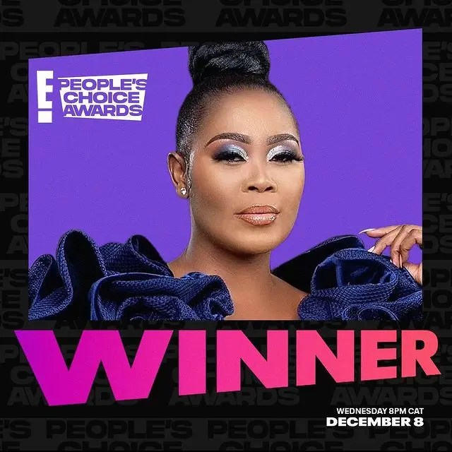Madam Boss Wins The African Social Star Award At E! People’s Choice Awards