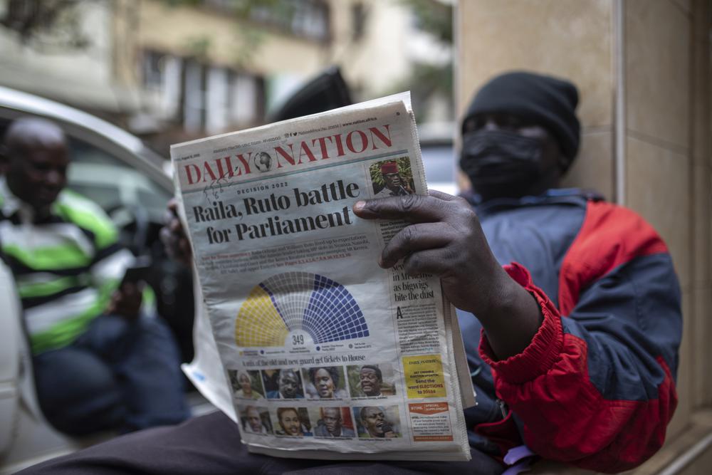 Slow tallies in close Kenya presidential vote feed anxiety